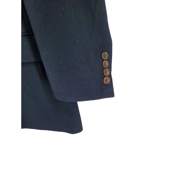 Bill Blass Cashmere Jacket Mens 42 R Black Sport Coat Blazer 3-Button USA Made - Picture 12 of 14